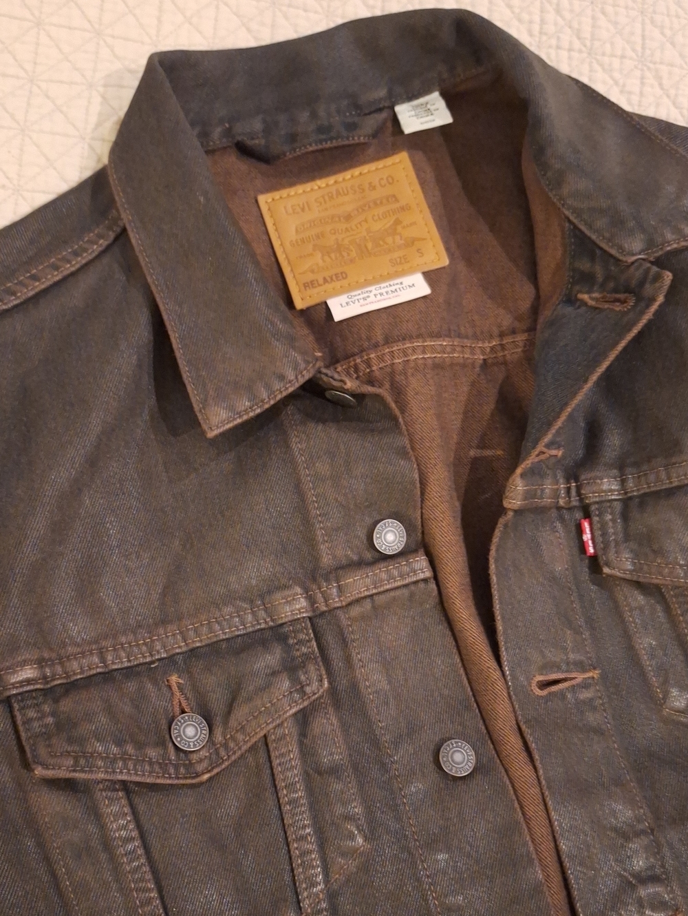 Levi's Brown Lightweight Denim Shirt Jacket